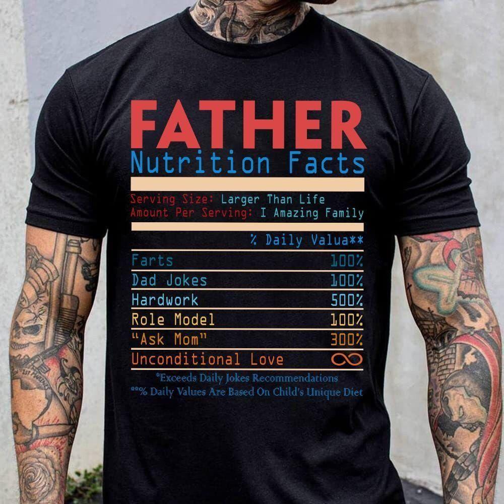 Retro Father Nutrition Facts Vuitino Apparel